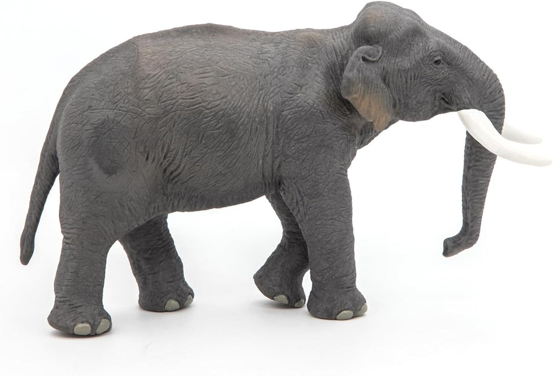 Figura Elefante De Asía Pintada A Mano papo