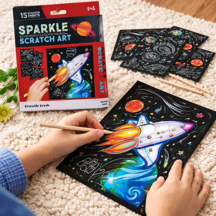 Set De Arte Para Raspar La Galaxia
