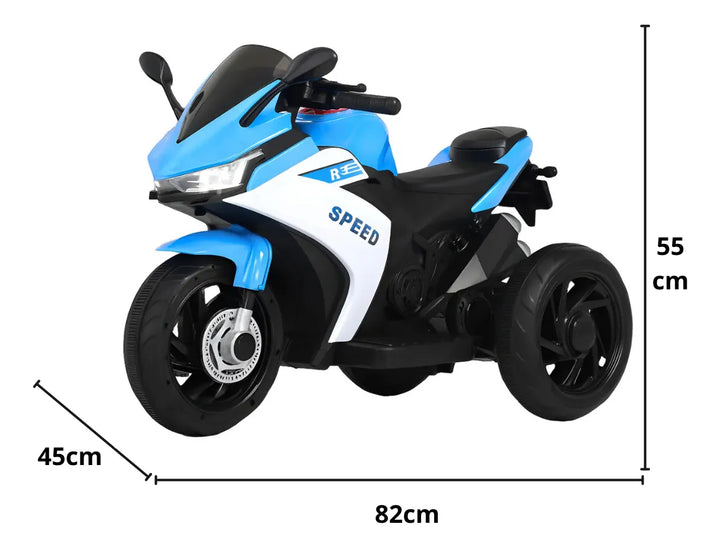 Moto Eléctrica policía Sonidos Luces Niños