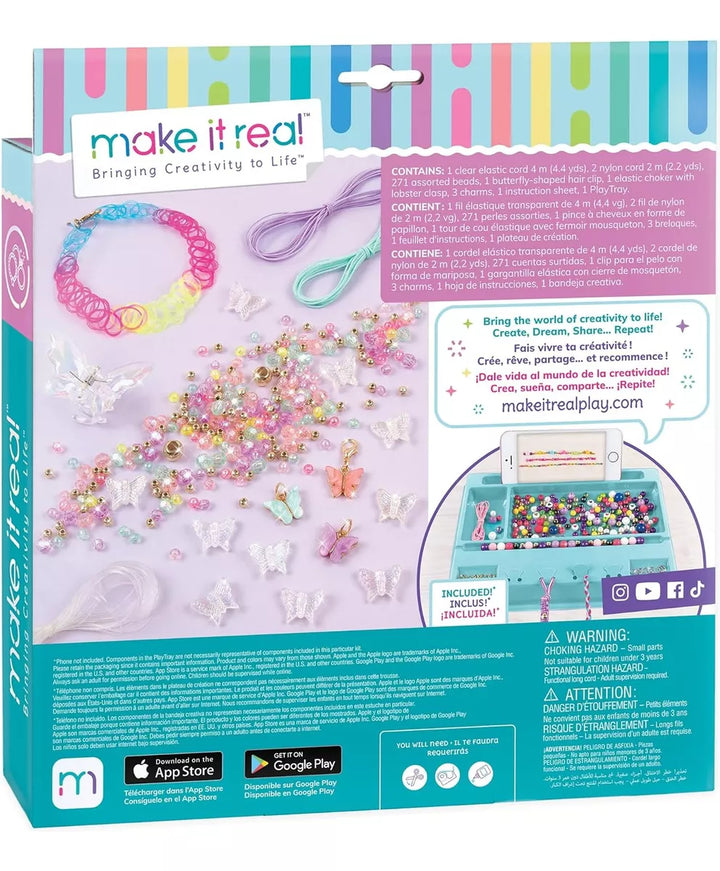 Set De Creación De Pulseras Mariposa Mágicas Para Niñas