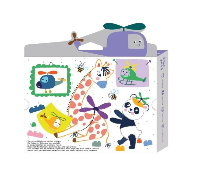 Crayones En Bloques Helicóptero Para Niños