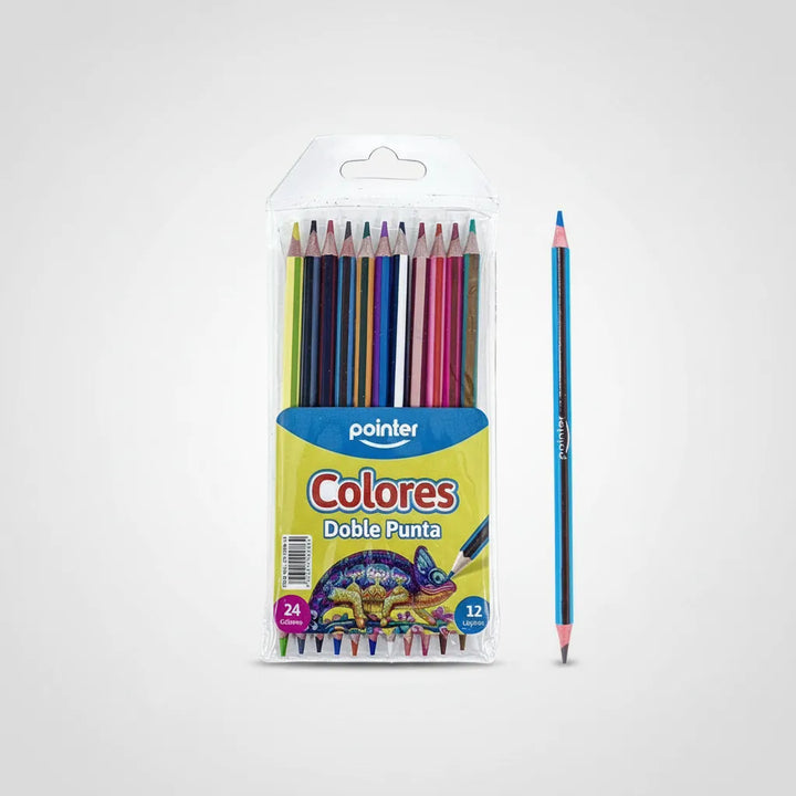 Set De Colores Redondos Doble Punta 12 Und