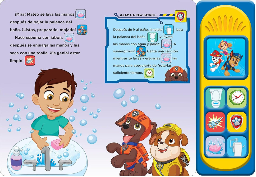 Libro Paw Patrol Hábitos En El Baño Niños