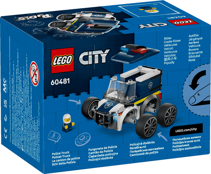 Juego Construcción Lego Original Camión Policía 71 Piezas