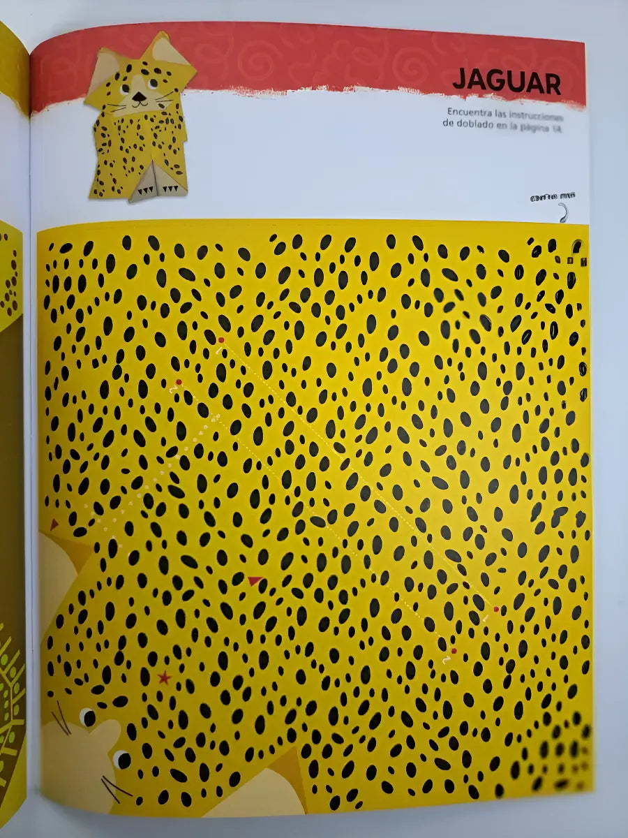 Libro Crea Origami Animales Salvajes Para Niños