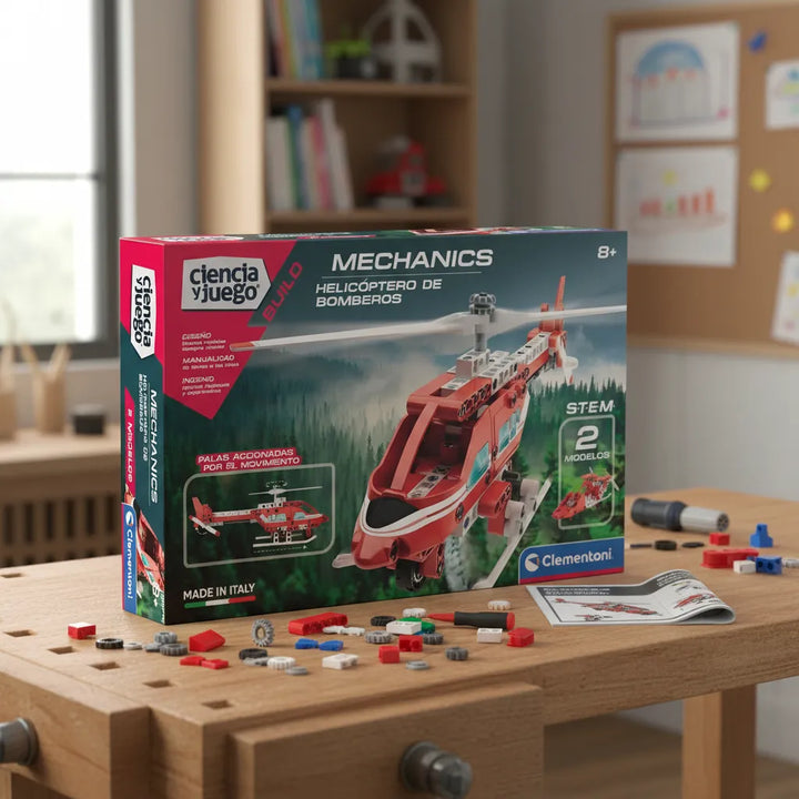 Juego Construcción Helicópteros de Rescate Niños