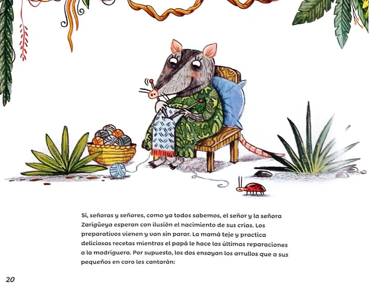 Libro Infantil  Aventuras La Familia Zarigüeya Niño