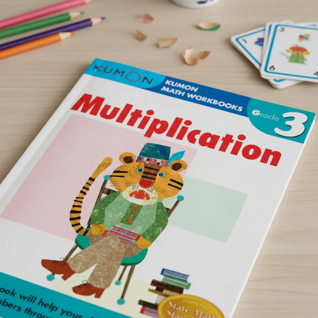 Libro Didáctico Kumon Multiplication Grade 3 Para Niños