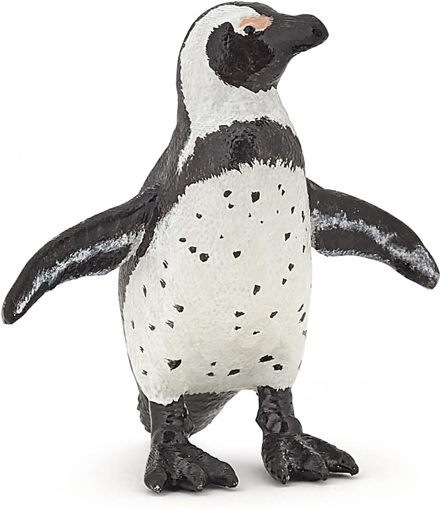 Figura Coleccionable Pingüino Del Cabo Papo Pintada A Mano
