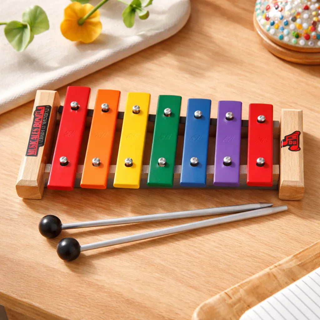 Juguete Musical Xilófono Carrillón X 8 Notas Para Niños