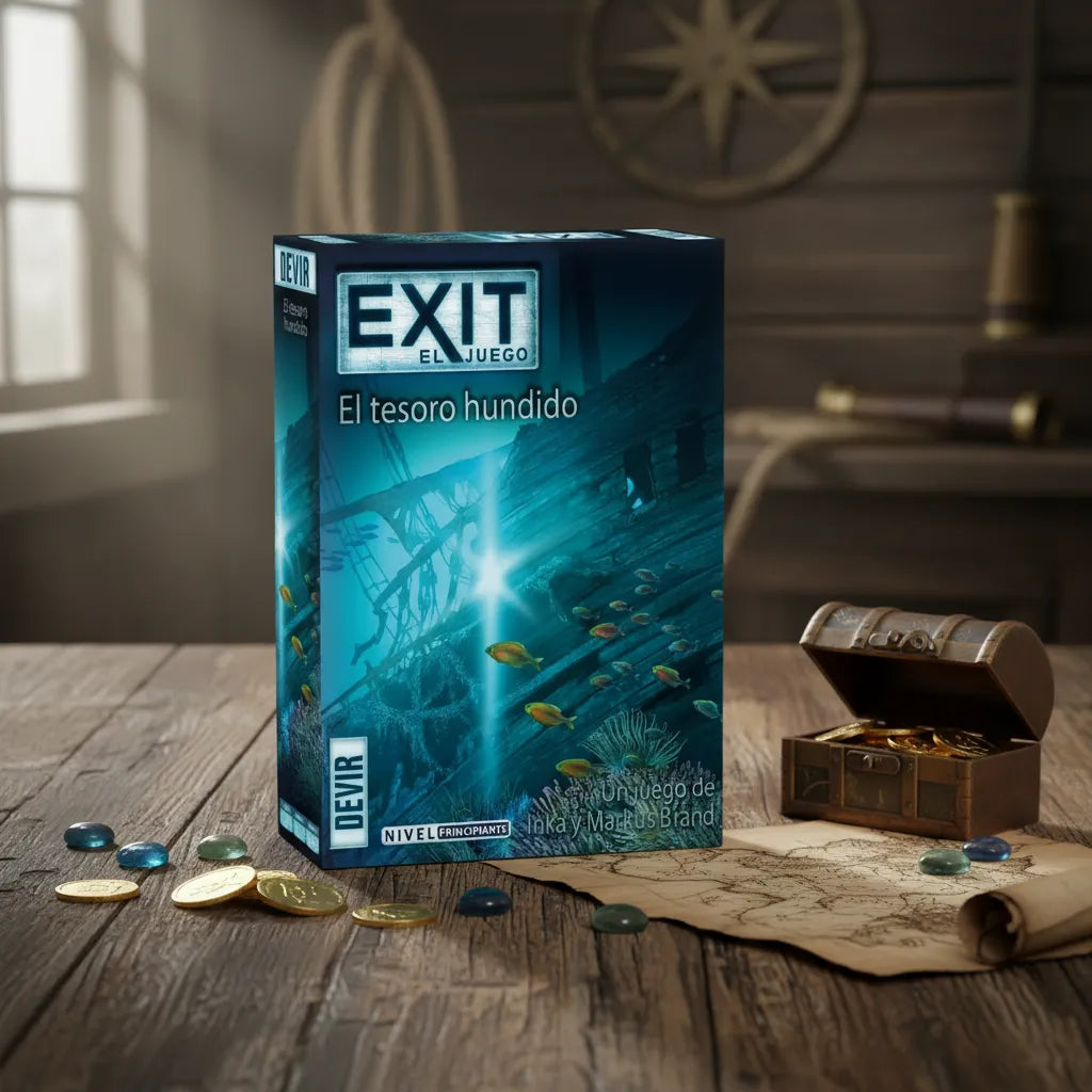 Juego De Mesa Exit El Tesoro Hundido Adultos