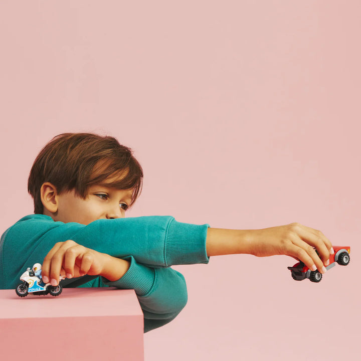 Lego Set Construcción Moto Y Auto 59 Piezas Niños