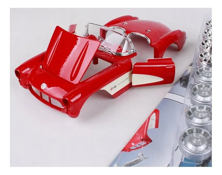 Carro A Escala 1/24 Chevrolet Corvette 1957 Para Armar