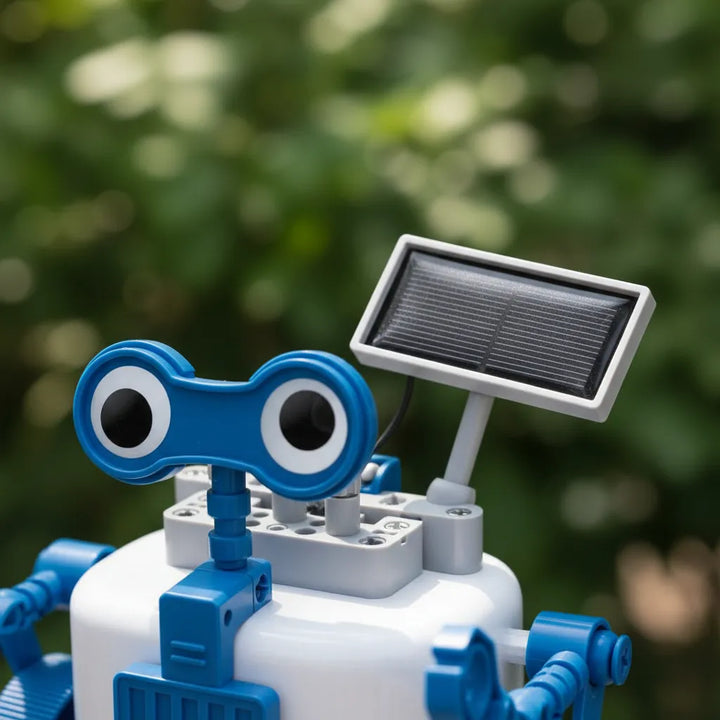 Experimento de juguete :  Robot de energía solar