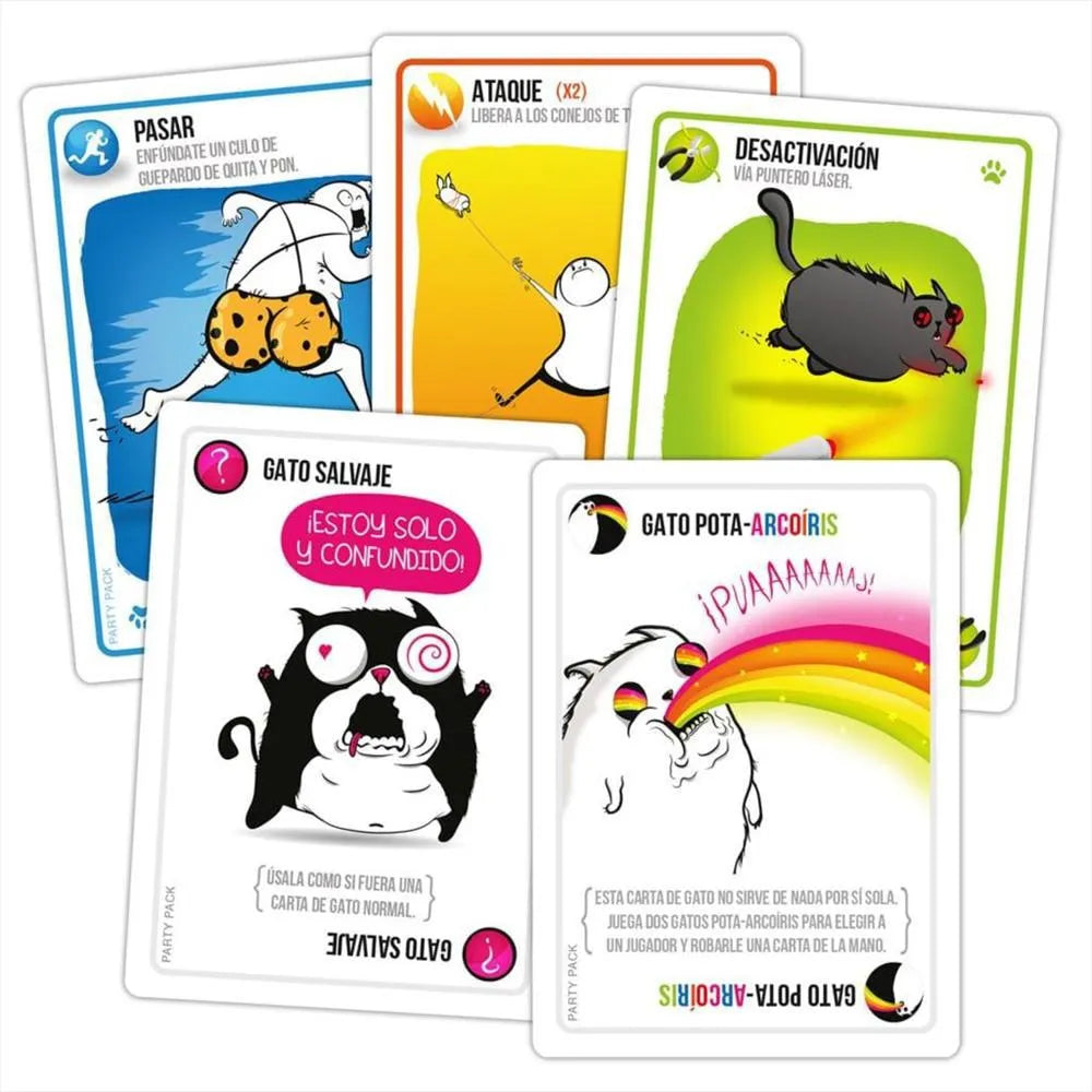 Juego De Mesa Exploding Kittens Party Pack Original Niños