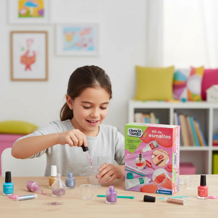 Juego Crea Esmaltes Brillantes Para Niños