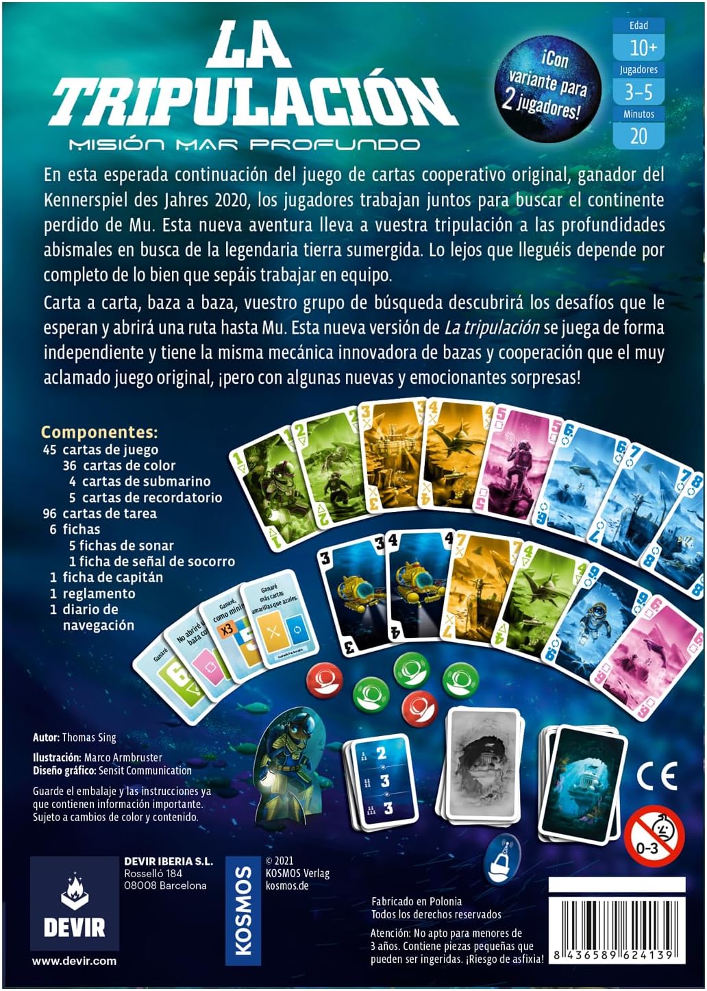 Juego La Tripulación Mar profundo Niños