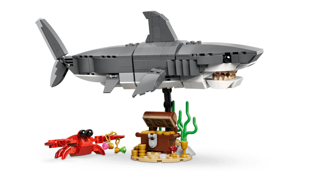 Juego De Construcción Tiburón 3 En 1 379 Piezas Lego Original