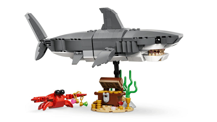Juego De Construcción Tiburón 3 En 1 379 Piezas Lego Original