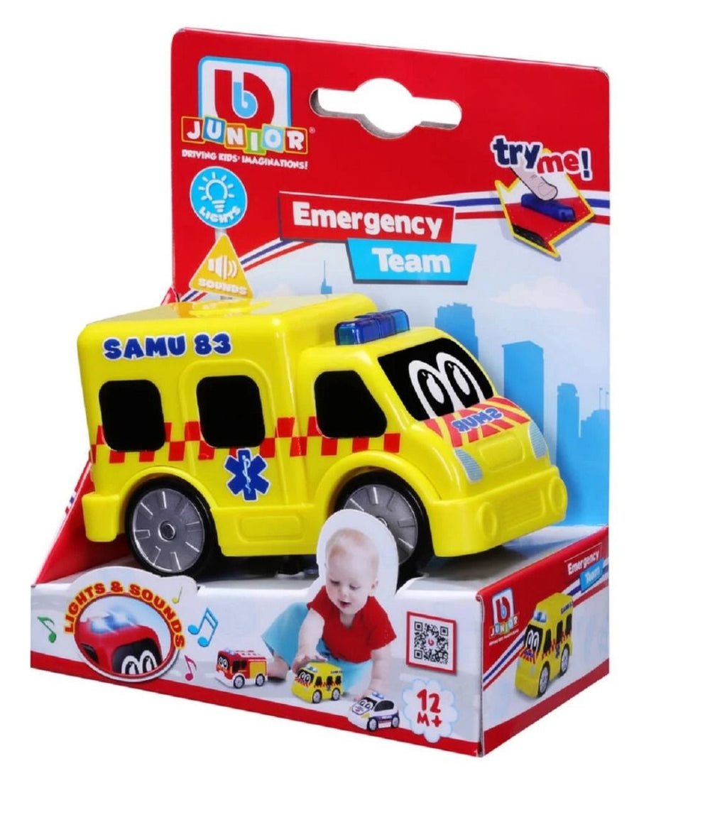 Ambulancia con luces y sonidos para niños