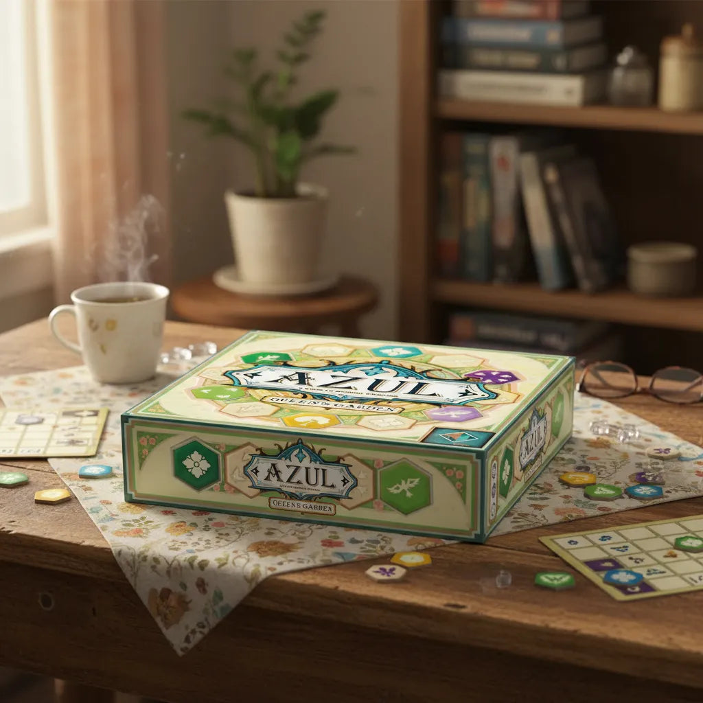 Juego De Mesa Azul Jardín De La Reina Para Niños Familiar