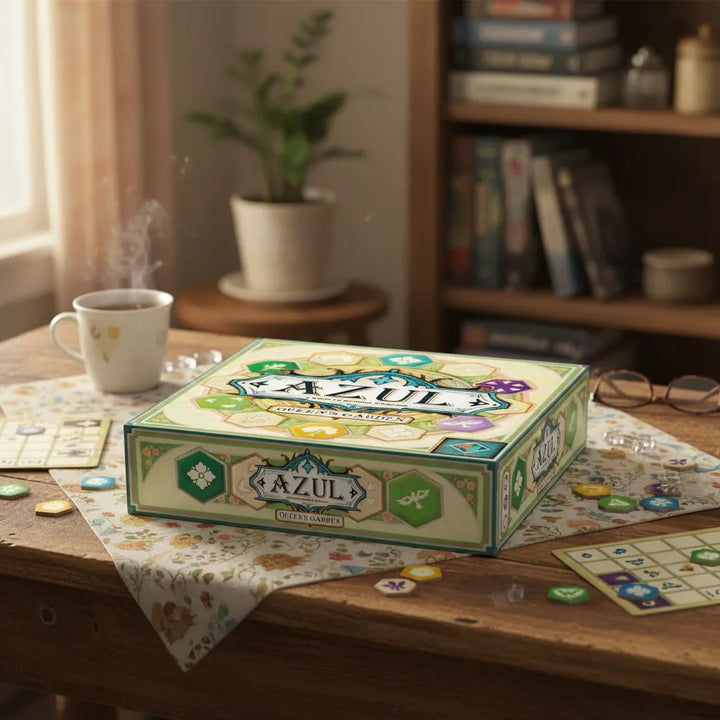 Juego De Mesa Azul Jardín De La Reina Para Niños Familiar