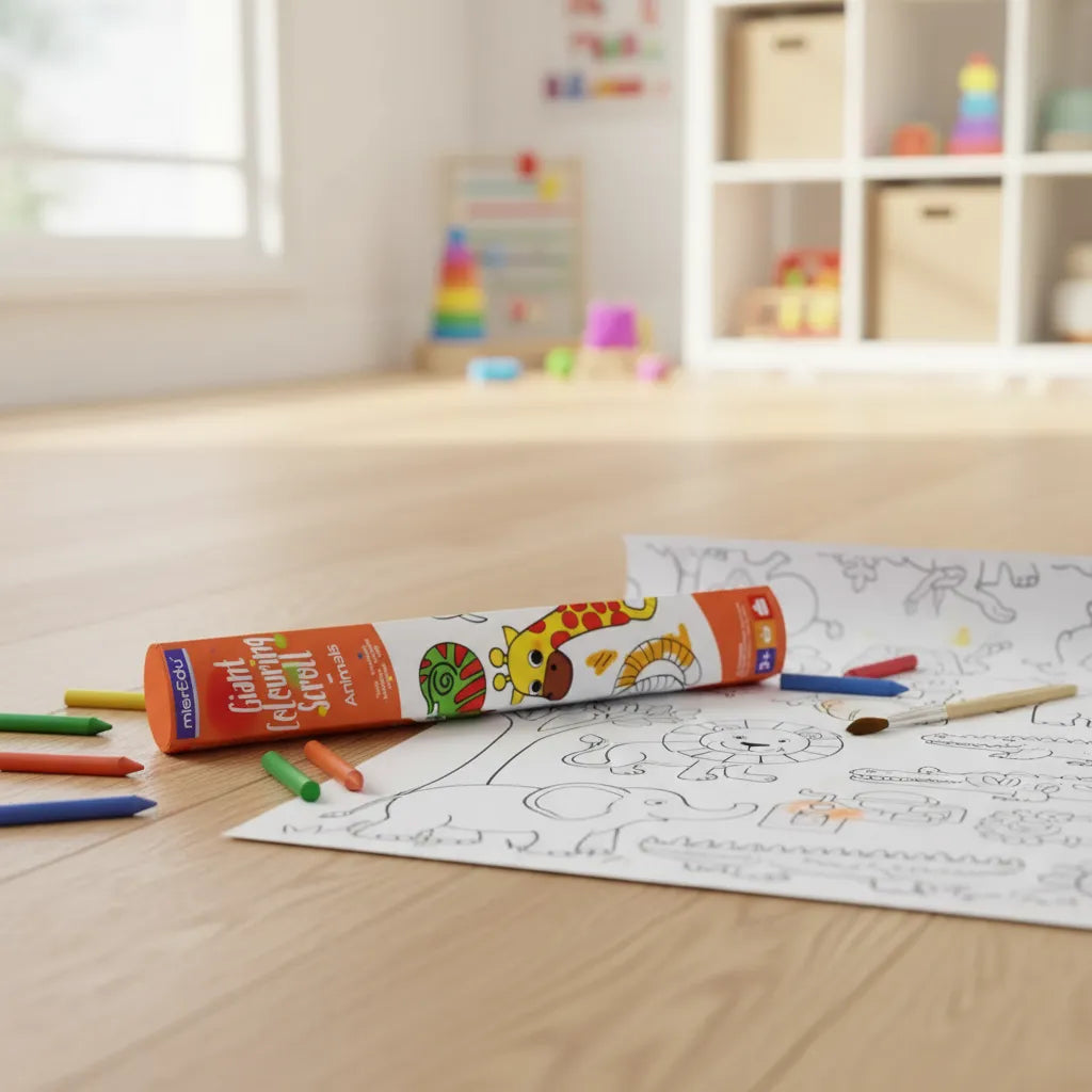 Rollo Para Colorear Animales Para Niños