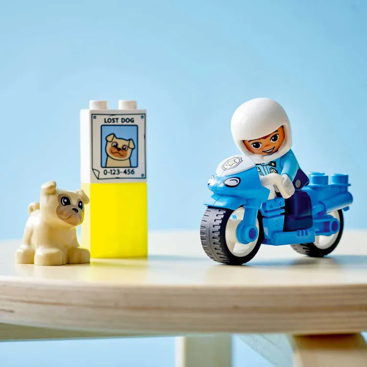 Juego Lego Moto De Policía 5 Piezas  Niños