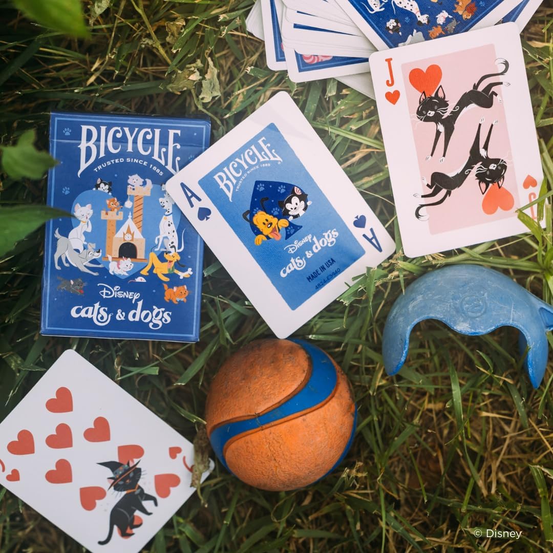 Cartas Bycycle Diseño Cats And Dogs Para Niños