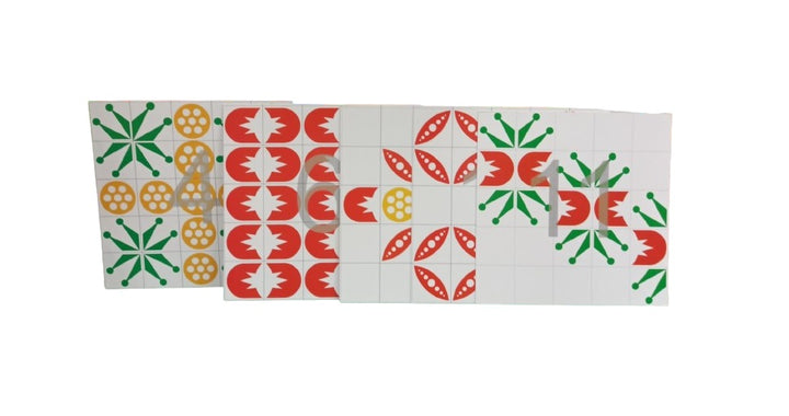 Juego Destreza Serie 4 Natura Con 25 Cubos Para Niños