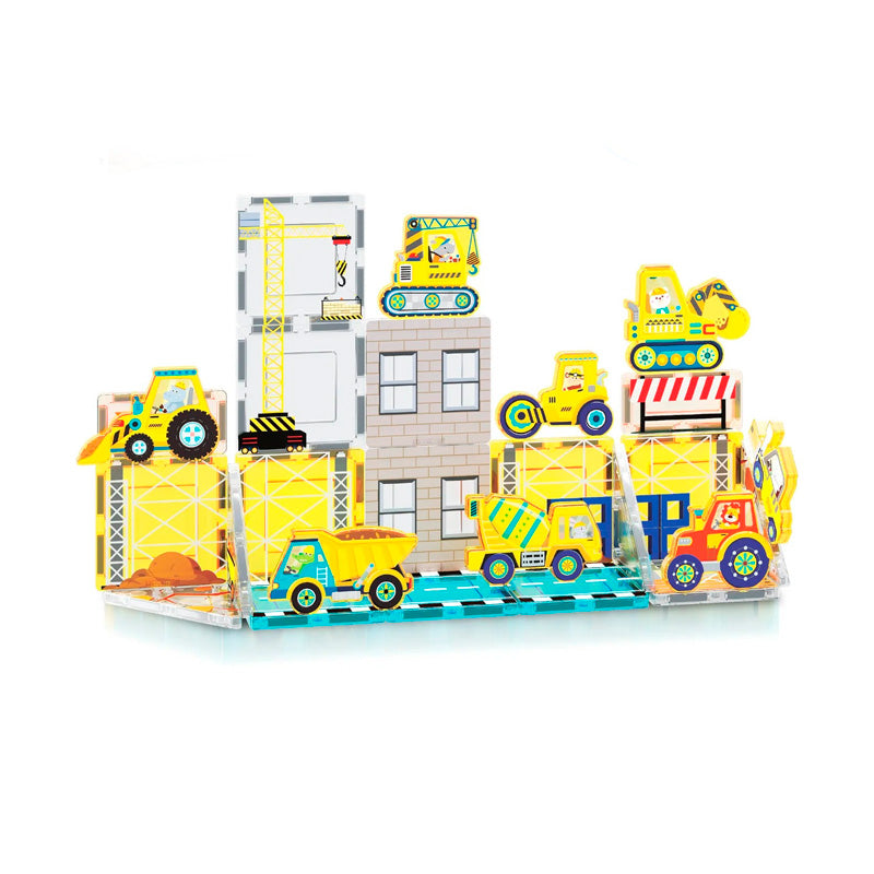 Juego Bloques Construcción Magnéticos  Niños