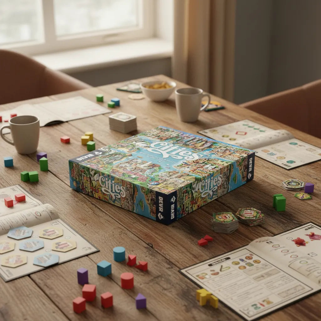 Juego De Mesa Cities Construcción Adultos