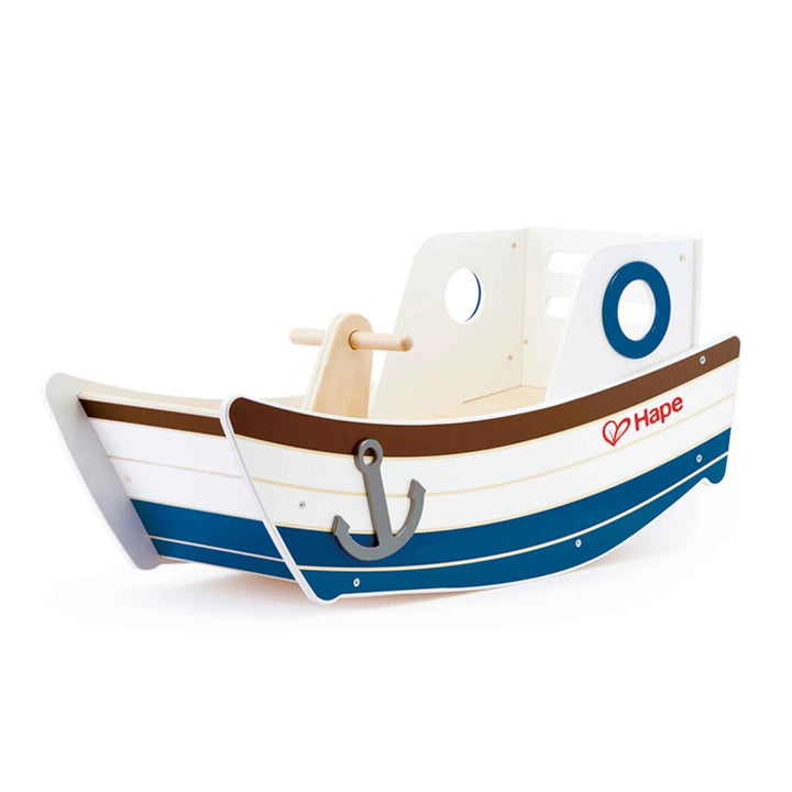 Juguete Bote Balancín De Madera Hape Para Niños