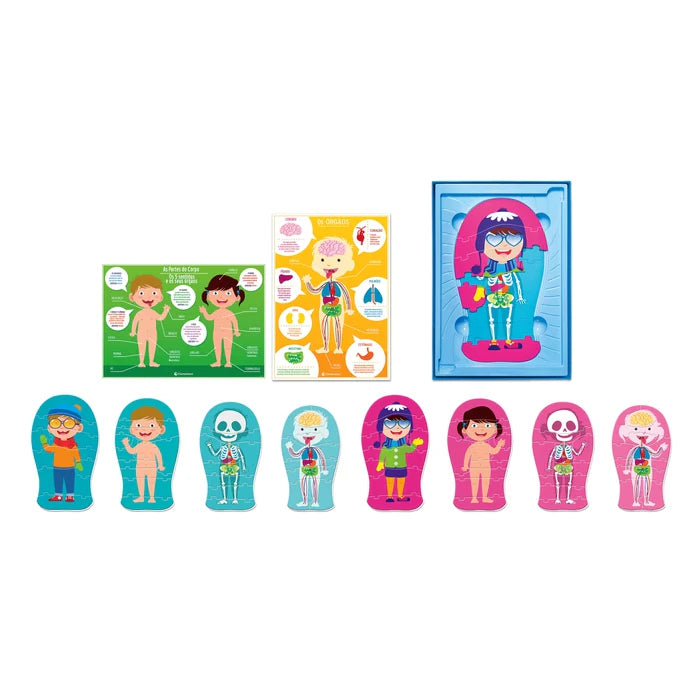 Juego Rompecabezas Del Cuerpo Humano Niños