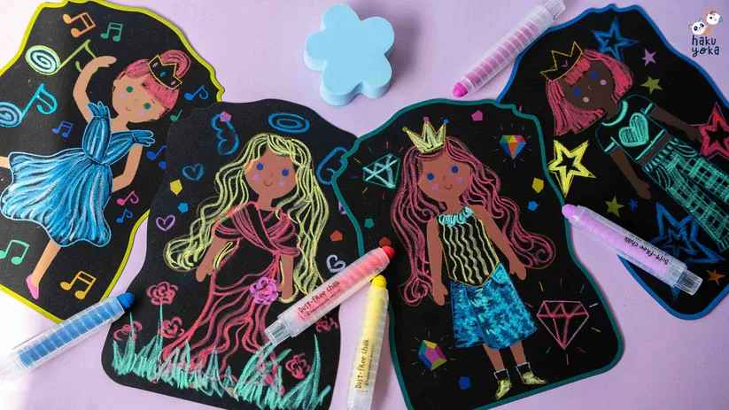 Arte Viste A La Princesa Reutilizable Para Niñas