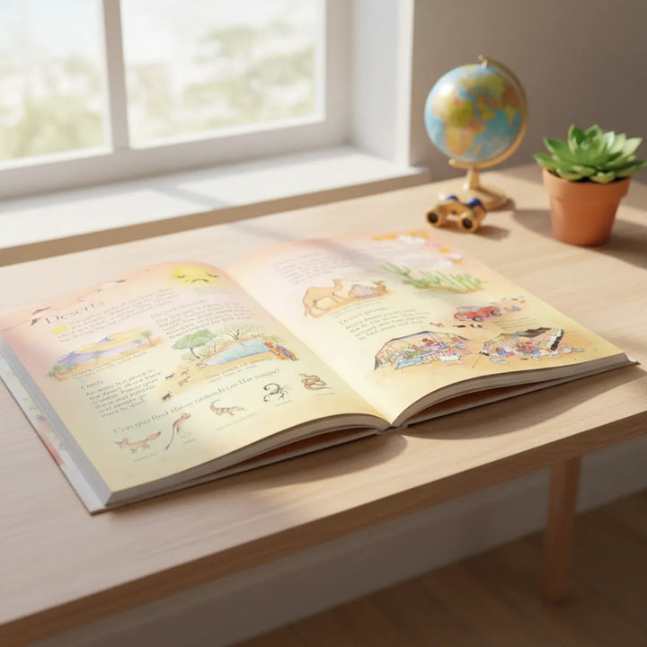 Libro Didáctico Atlas Ilustrado Usbone Para Niños