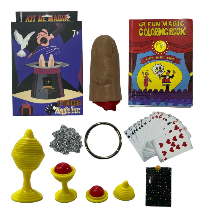 Kit Didáctico De Magia Con 15 Trucos  Niños