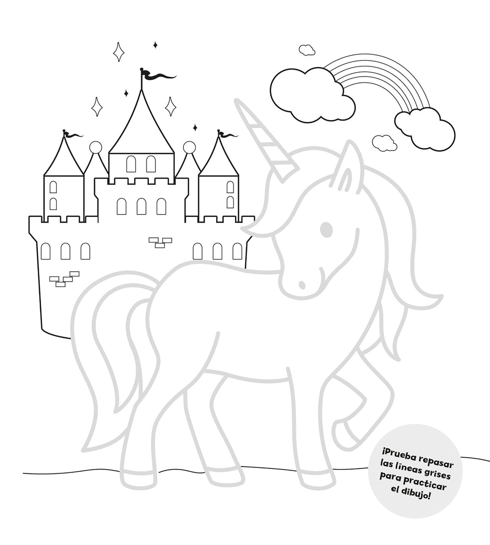 Libro Aprende Dibujar Unicornio Para Niños