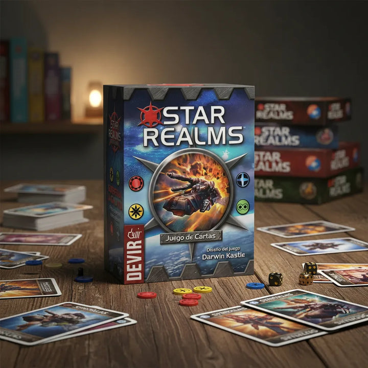 Juego De Mesa Estrategia Star Realms Para Niños