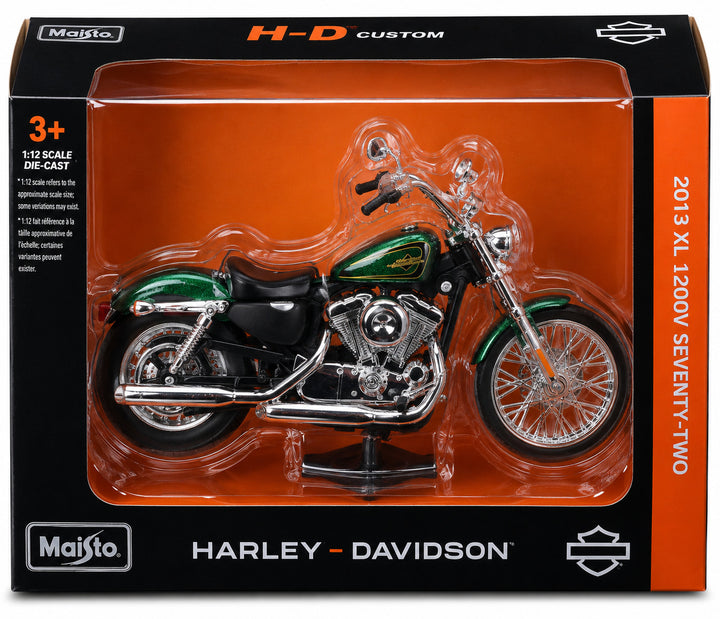 Moto A Escala Harley-davidson Xl 1200v Seventy-two 2013