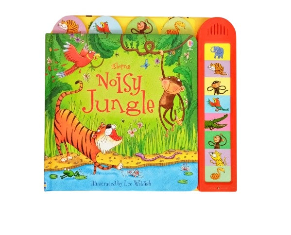 Libro Didáctico Con Sonidos Jungla Ruidosa Para Niños
