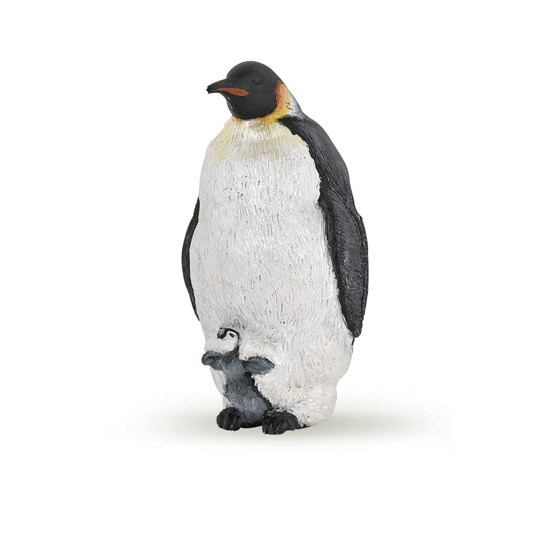 Figura Pingüino Emperador Pintada A Mano papo