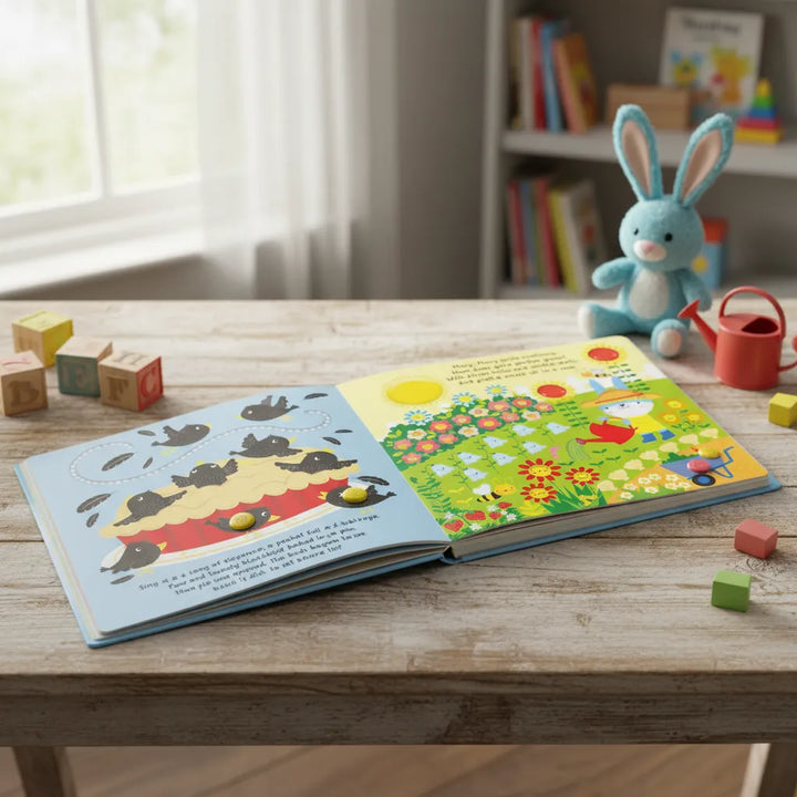 Libro Interactivo Nursery Rhymes Con Sonido Y Texturas Niños