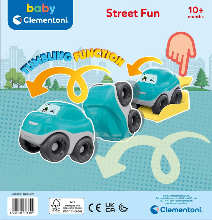 juguete carro giros locos Azul para niños