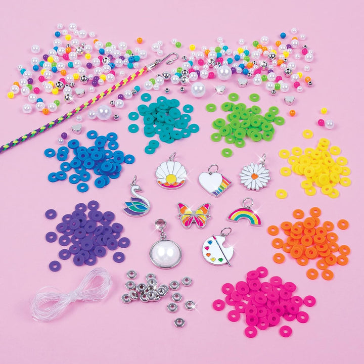 Set De Crear 8 Manillas 598 Piezas Para Niñas