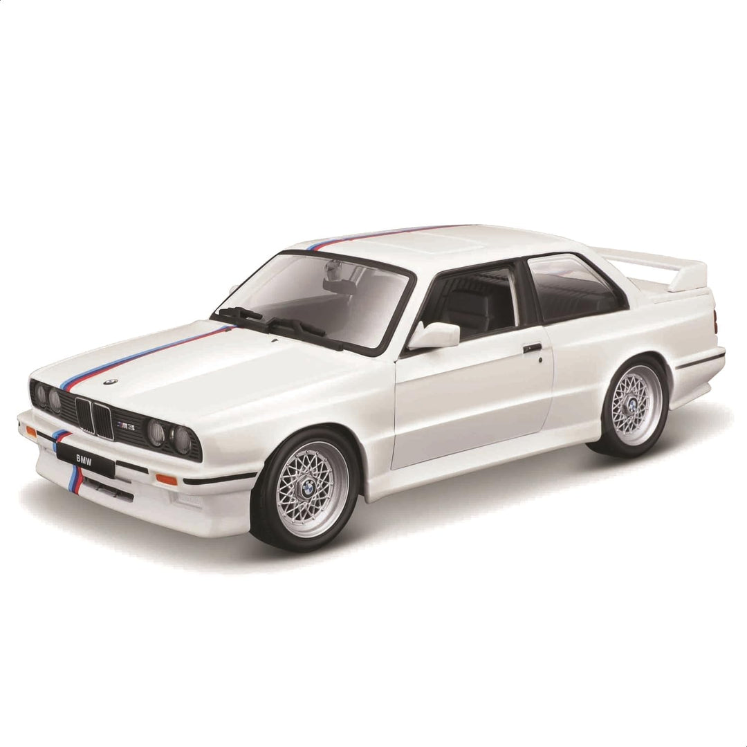 Carro Coleccionable 1:24 Bmw M3 (e30) 1988 Blanco