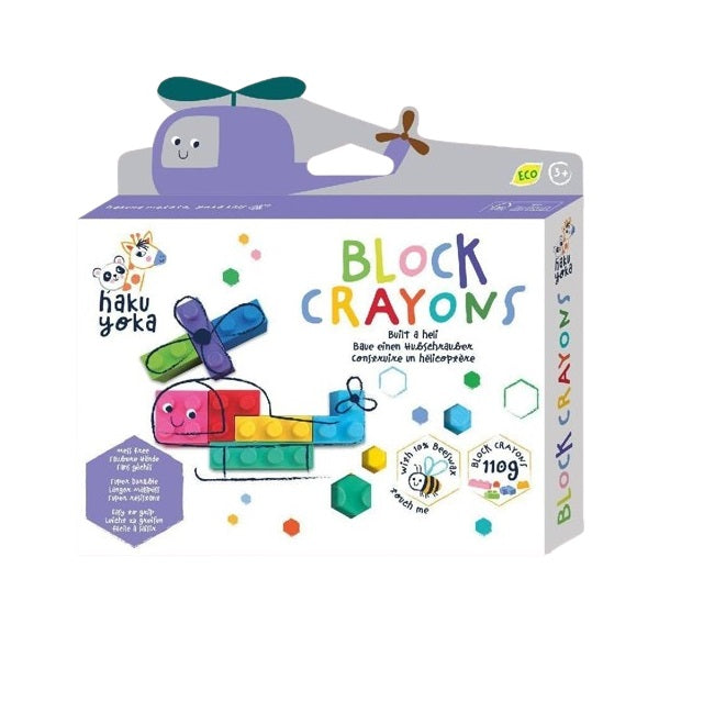 Crayones En Bloques Helicóptero Para Niños
