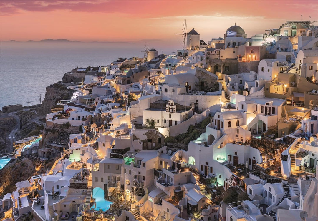Rompecabezas 1000 Piezas Santorini Grecia