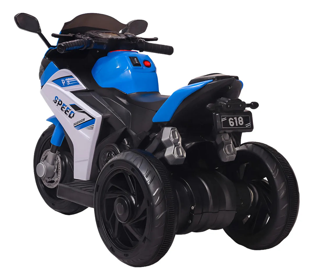 Moto Eléctrica policía Sonidos Luces Niños