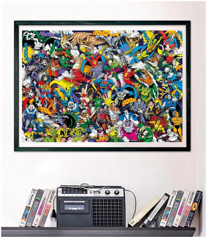 Rompecabezas 1000 Piezas Dc Comics Impossible Clementoni